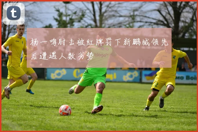 杨一鸣肘击被红牌罚下新鹏城领先后遭遇人数劣势